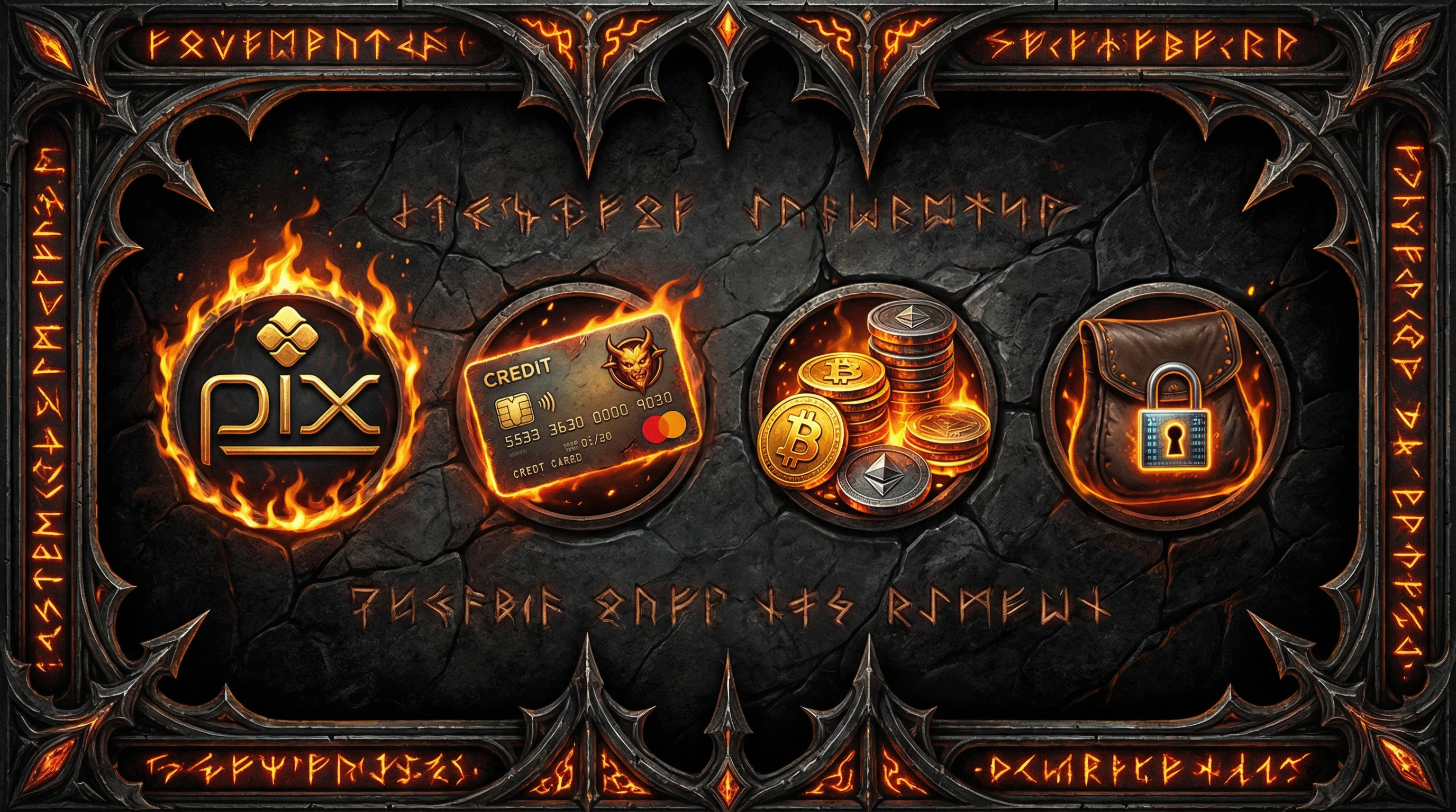 Métodos de pagamento do leaobet incluindo PIX, cartões e criptomoedas